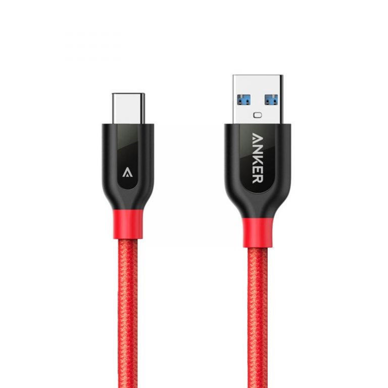 کابل تبدیل USB-C به USB  انکر مدل A8168 PowerLine Plus طول 0.9 متر