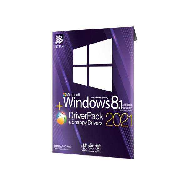 سیستم عامل Windows 8.‎1 + DriverPack 2021 نشر JB