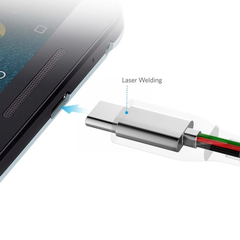 کابل تبدیل USB-C به USB  انکر مدل A8168 PowerLine Plus طول 0.9 متر