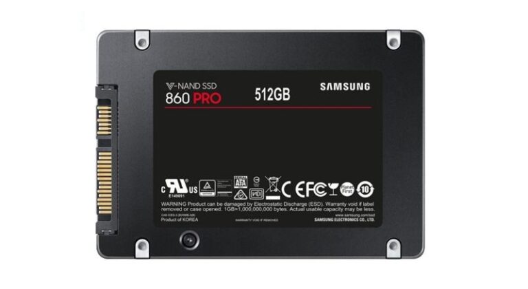 حافظه SSD سامسونگ مدل Evo 860 PRO ظرفیت 512 گیگابایت
