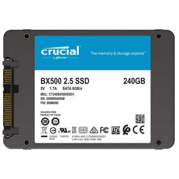 حافظه SSD کروشیال مدل BX500 ظرفیت 240 گیگابایت