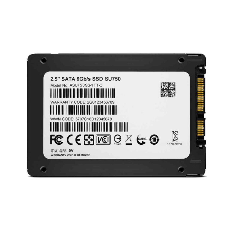 حافظه SSD ای دیتا مدل SU750 ظرفیت 512 گیگابایت