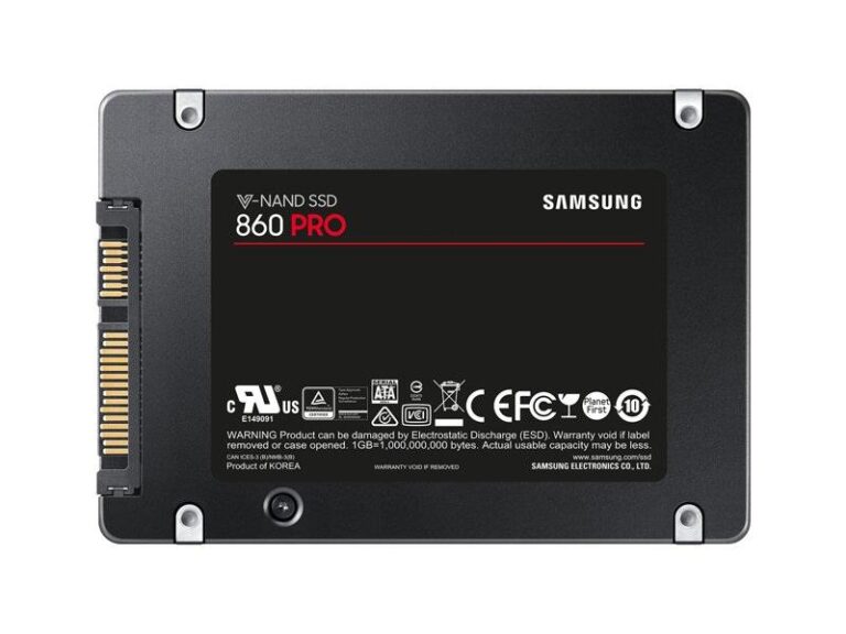حافظه SSD سامسونگ مدل Evo 860 PRO ظرفیت 256 گیگابایت