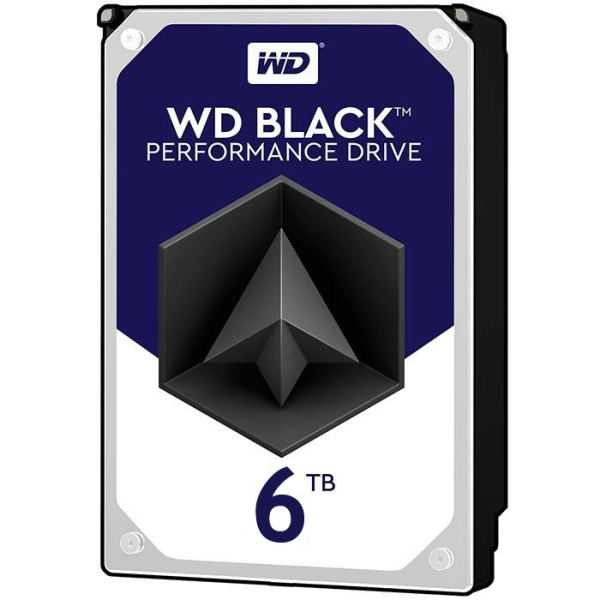 هارد دیسک اینترنال وسترن دیجیتال مشکی Black ظرفیت 6 ترابایت