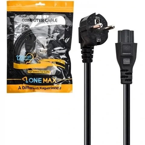 کابل برق لپ تاپ 1.5 متر ONEMAX